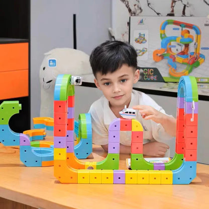 RailGrid™ Builder Set - Magnetic Electric Railway Builder